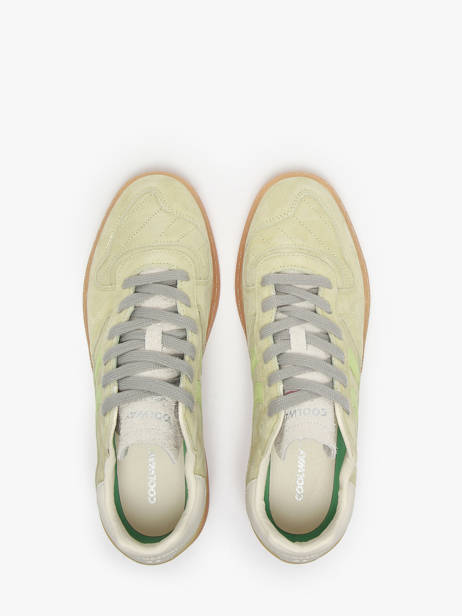 Sneakers Goal Uit Leder Coolway Groen men 8603602 ander zicht 3